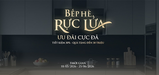 Bếp Mới Đón Tết ưu đãi kép cùng Malloca