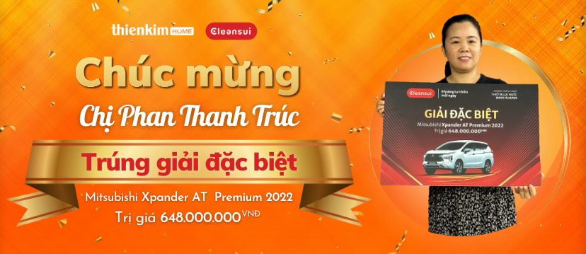 Khách hàng của Thiên Kim Home trúng thưởng