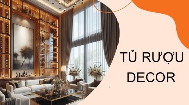 Tủ rượu decor phù hợp cho căn nhà của bạn