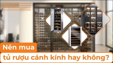 Có nên mua tủ rượu cánh kính hay không?