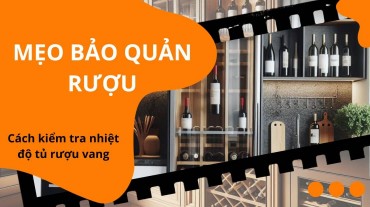 Cách kiểm tra nhiệt độ tủ rượu vang và một số mẹo bảo quản rượu