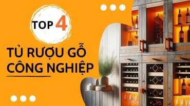 Top 4 loại tủ rượu gỗ công nghiệp bắt kịp xu hướng ai cũng mê