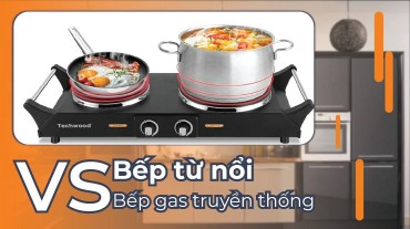 Những ưu điểm đáng chú ý của bếp từ nổi so với bếp gas truyền thống