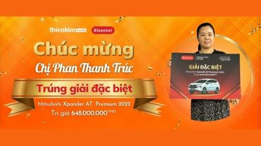Khách hàng của Thiên Kim Home trúng thưởng