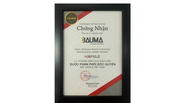 Chứng nhận phân phối Bauma