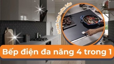 Bếp điện đa năng 4 trong 1: Sự kết hợp hoàn hảo