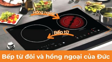 Khám phá tính năng và công nghệ bếp đôi từ và hồng ngoại của Đức