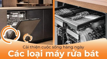 Cải thiện cuộc sống hàng ngày với sự hỗ trợ của các loại máy rửa bát