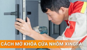 Hướng dẫn cách mở khóa cửa nhôm xingfa như chuyên gia