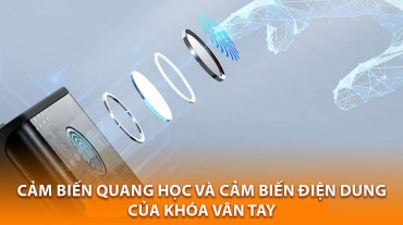 So sánh cảm biến quang học và cảm biến điện dung của khóa vân tay