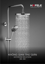 Catalogue Thiết bị vệ sinh Hafele 2023 - 2024