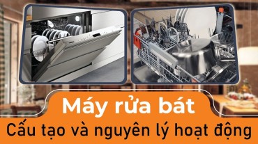 Tìm hiểu cấu tạo và nguyên lý hoạt động của máy rửa bát