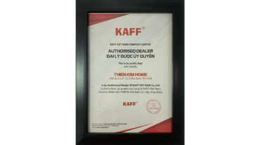 Chứng nhận phân phối Kaff