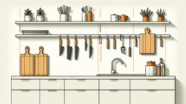 Kệ treo dao thớt: Giải pháp thông minh cho không gian bếp gọn gàng