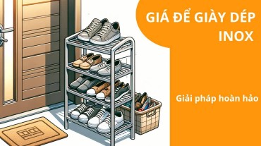 Giá để giày dép inox: Giải pháp trưng bày và bảo quản giày hiệu quả
