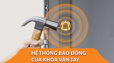 Hệ thống báo động của khóa vân tay gồm những loại nào?