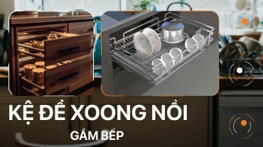 Kệ để xoong nồi gầm bếp: Giải pháp thông minh cho sự tiện lợi