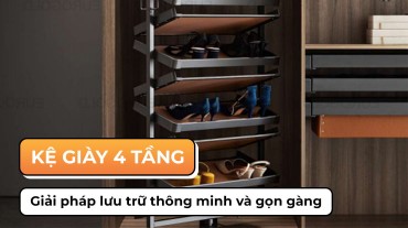 Kệ giày 4 tầng: Giải pháp lưu trữ thông minh và gọn gàng cho mọi nhà