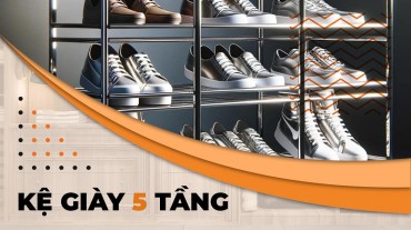 Lựa chọn kệ giày 5 tầng phù hợp với phong cách nội thất của bạn
