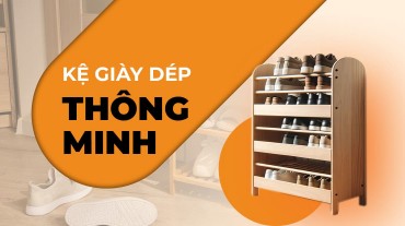 Sắp xếp giày dép một cách tiện lợi với kệ giày dép thông minh