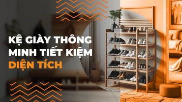 Kệ giày thông minh tiết kiệm diện tích: tổ chức không gian hoàn hảo