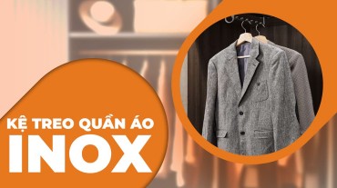 Làm mới không gian phòng thay đồ với kệ treo quần áo inox