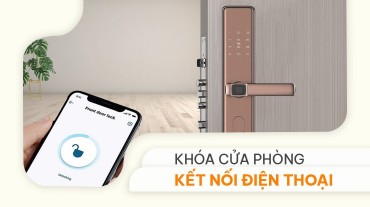 Khóa cửa phòng kết nối điện thoại có điểm gì đặc biệt?