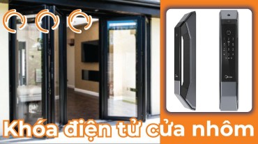 Khóa điện tử cửa nhôm: Sự kết hợp hoàn hảo cho an ninh và tiện lợi