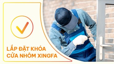 Bí quyết lắp đặt khóa cửa nhôm xingfa an toàn và hiệu quả