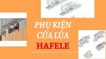 Phụ kiện cửa lùa Hafele ray cho cửa trượt