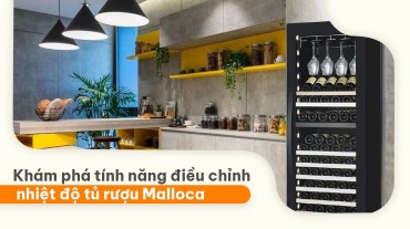 Khám phá tính năng điều chỉnh nhiệt độ tủ rượu Malloca
