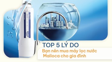 Top 5 Lý Do Bạn Nên Mua Máy Lọc Nước Malloca Cho Gia Đình