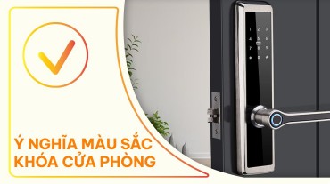 Ý nghĩa màu sắc khóa cửa phòng từ góc độ phong thủy