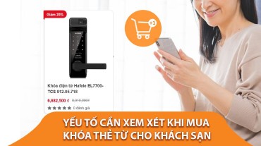 Các yếu tố cần xem xét khi mua khóa thẻ từ cho khách sạn