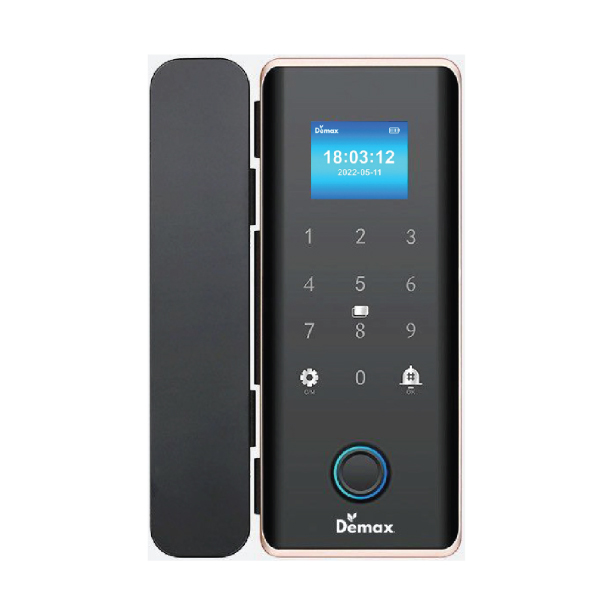 Khóa thông minh tự động dùng cho cửa kính Demax SL800 G APP Wifi Remote