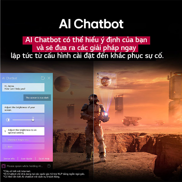AI chat TV kết nối không dây LG 86QNED9MASA