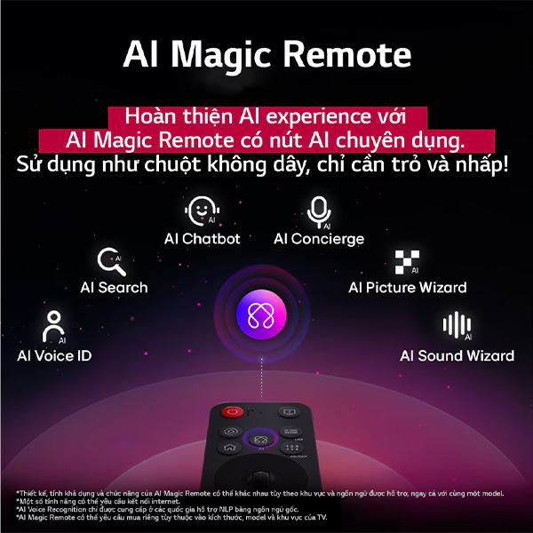 AI TV kết nối không dây LG 65QNED9MASA
