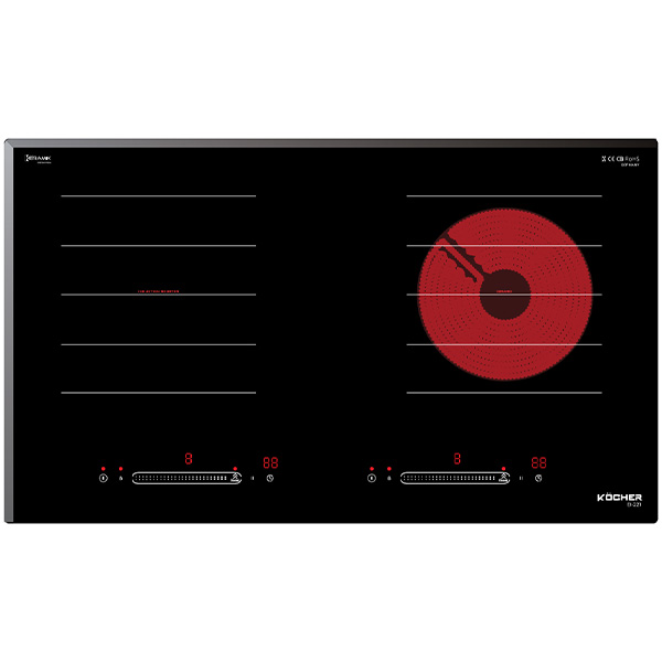 Bếp điện từ 2 vùng nấu Kocher EI-221