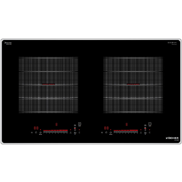 Bếp từ 2 vùng nấu Kocher DI-615 Bếp từ 2 vùng nấu Kocher DI-615