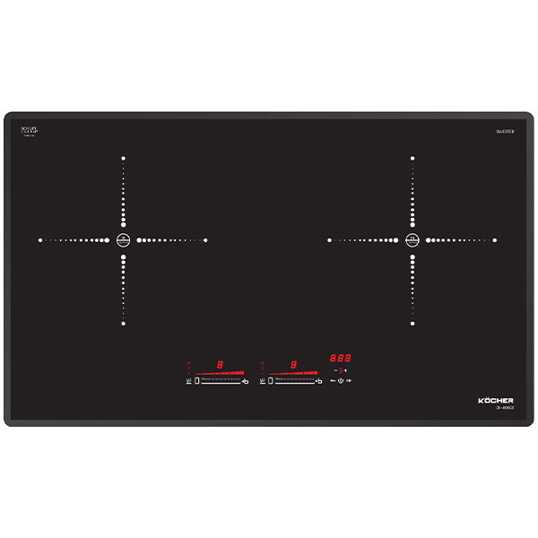 Bếp từ 2 vùng nấu Kocher DI-806GE02 Bếp từ 2 vùng nấu Kocher DI-806GE02