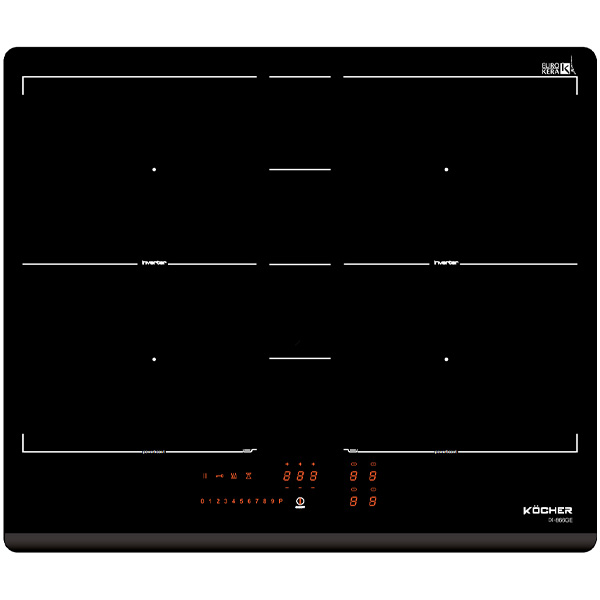 Bếp từ 4 vùng nấu Kocher DI-866GE Bếp từ 4 vùng nấu Kocher DI-866GE