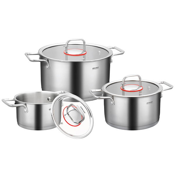 Bộ nồi inox Grandx GX603 Nova