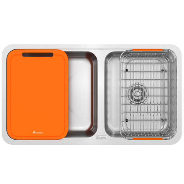 Chậu rửa chén Konox R50 TARI 8246DU