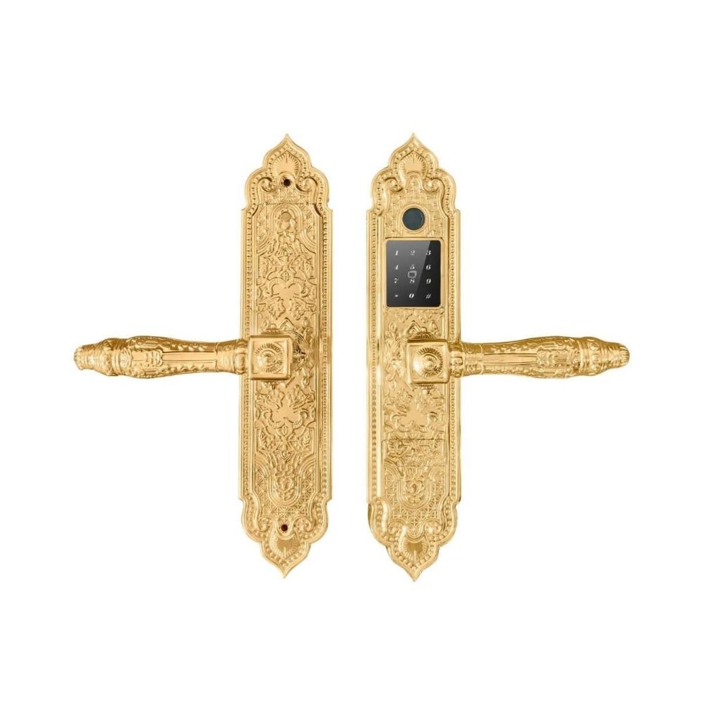 Khoá biệt thự tân cổ điển Demax EL350 24K GOLD