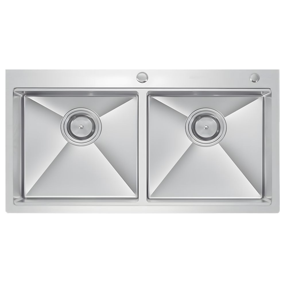 Chậu rửa bát chống xước 2 ngăn inox 304 Eurogold EUC28250GA