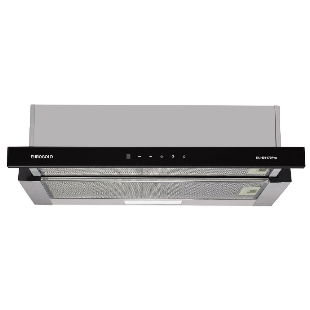 Máy hút mùi kéo rút âm tủ mặt kính đen Eurogold EUH01160PRO