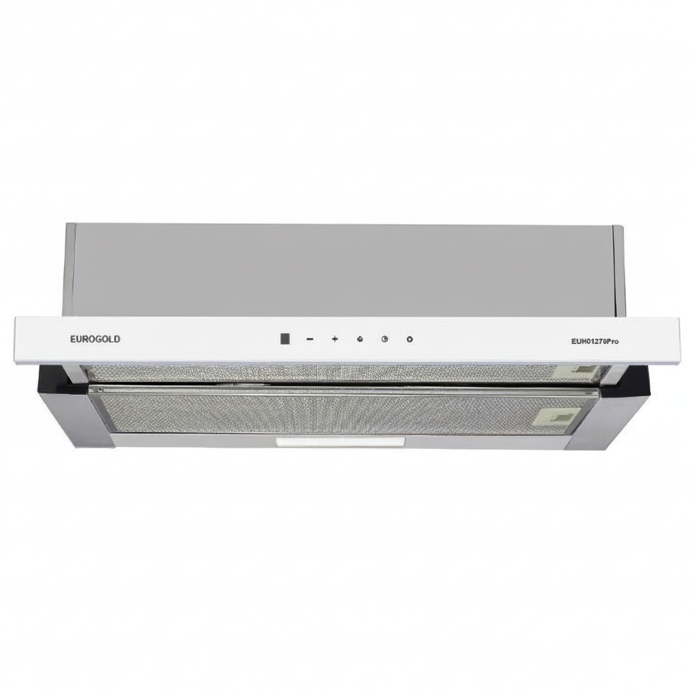 Máy hút mùi kéo rút mặt kính trắng Eurogold EUH01270DW (EUH01270Pro)
