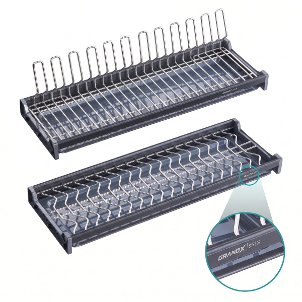 Giá Bát Đĩa Cố Định Nan Oval SUS304 Grandx XF.70M