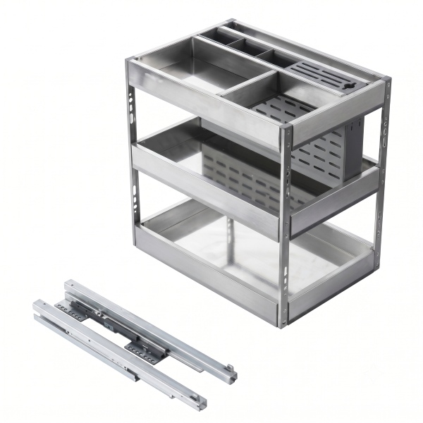 Giá Đựng Chai Lọ, Gia Vị, Dao Thớt Grandx XK.B30S1