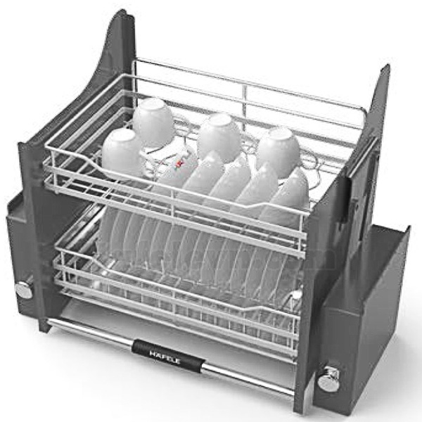 Kệ bát đĩa nâng hạ Oria Hafele 504.76.507